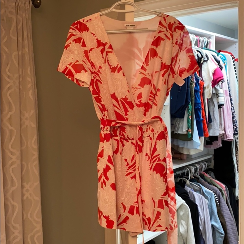 Club Monaco Tie Front Romper